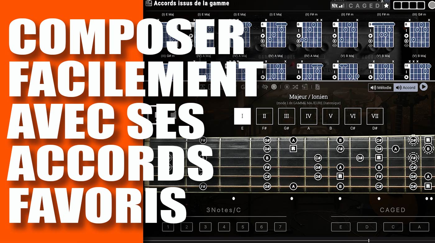 Composer facilement avec ses accords favoris