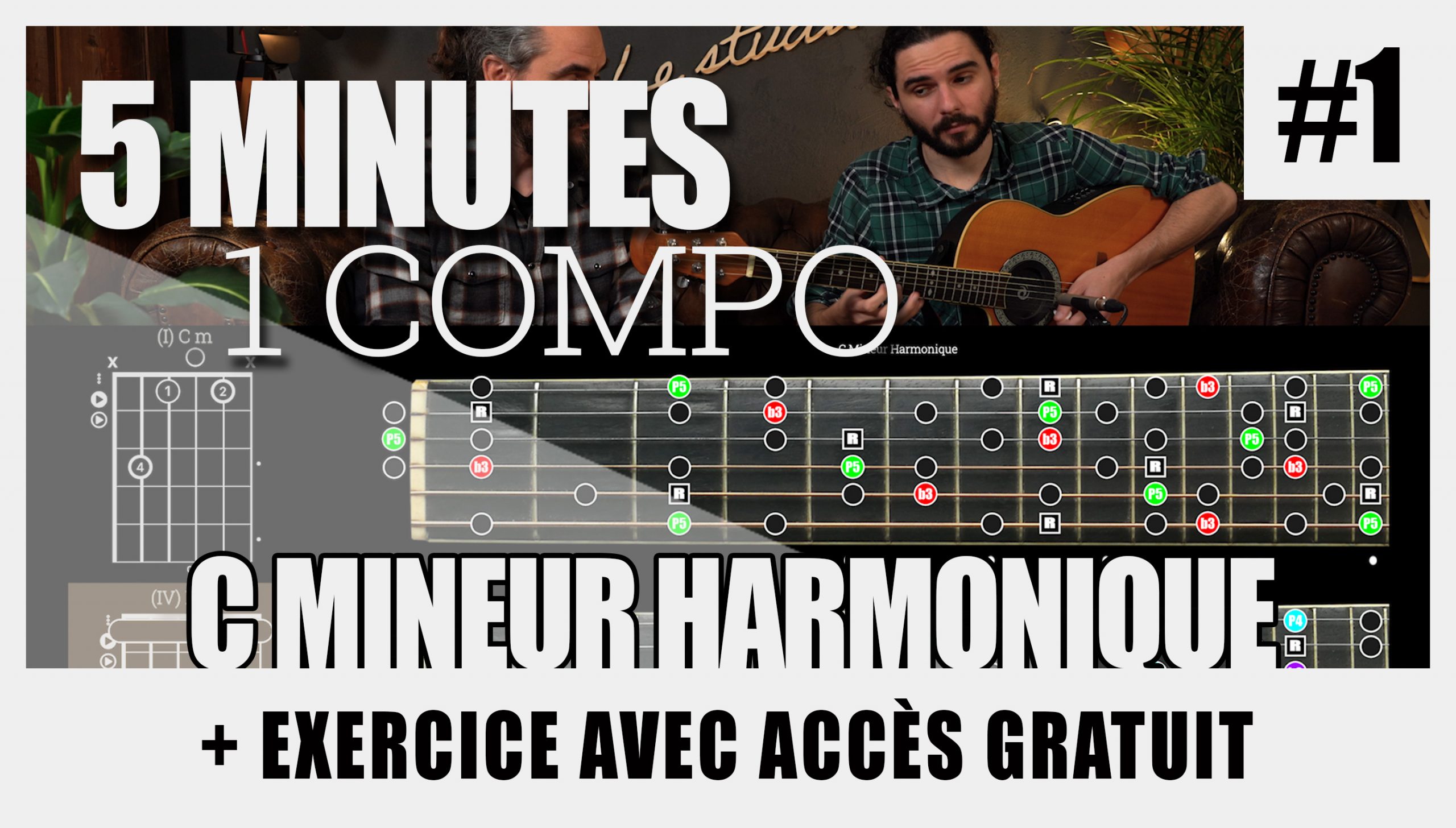 5 minutes 1 compo #1 – C Mineur Harmonique