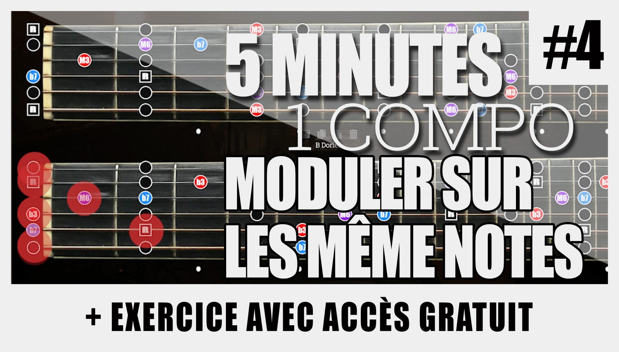 Moduler à partir de 7 notes – 5 minutes une compo