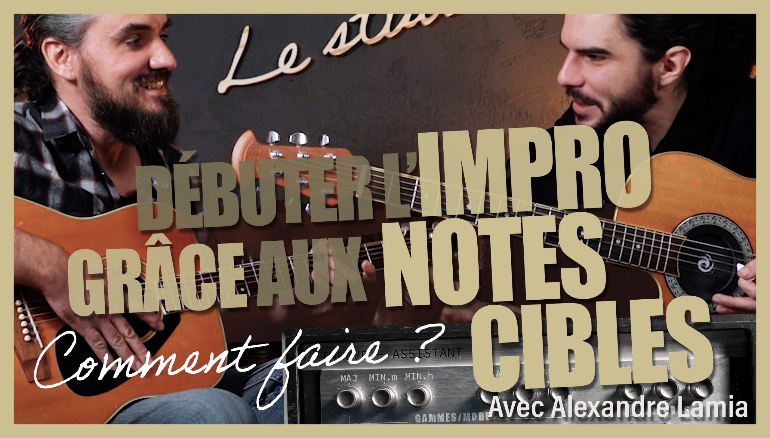 Débuter l’impro grâce aux notes cibles,