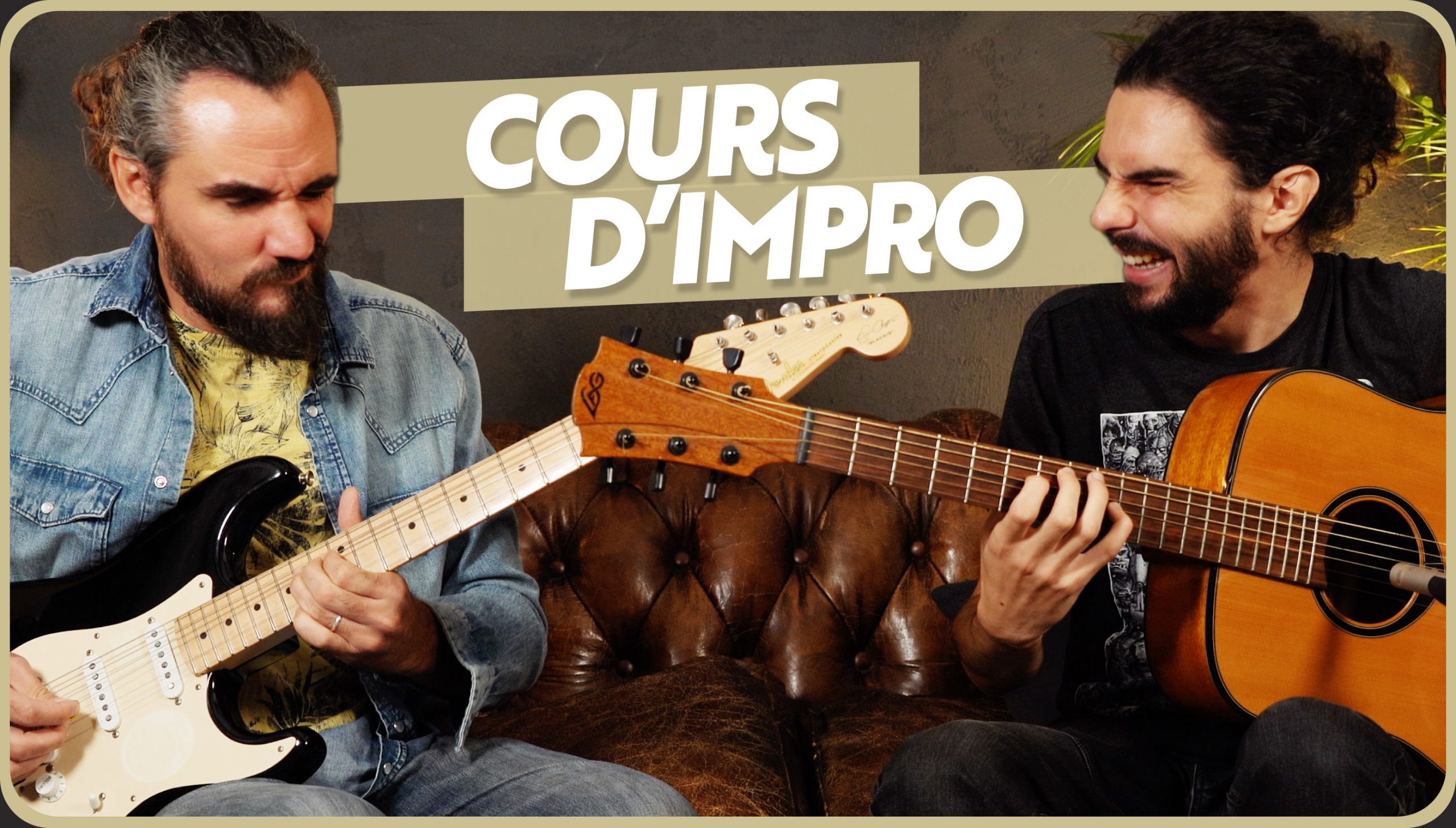 Il m’aide à faire SONNER cette IMPRO à la GUITARE