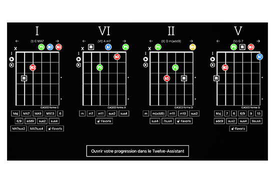 aperçu générateur de progression harmonique