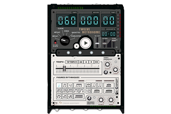 Aperçu métronome en ligne Twelve Metronome